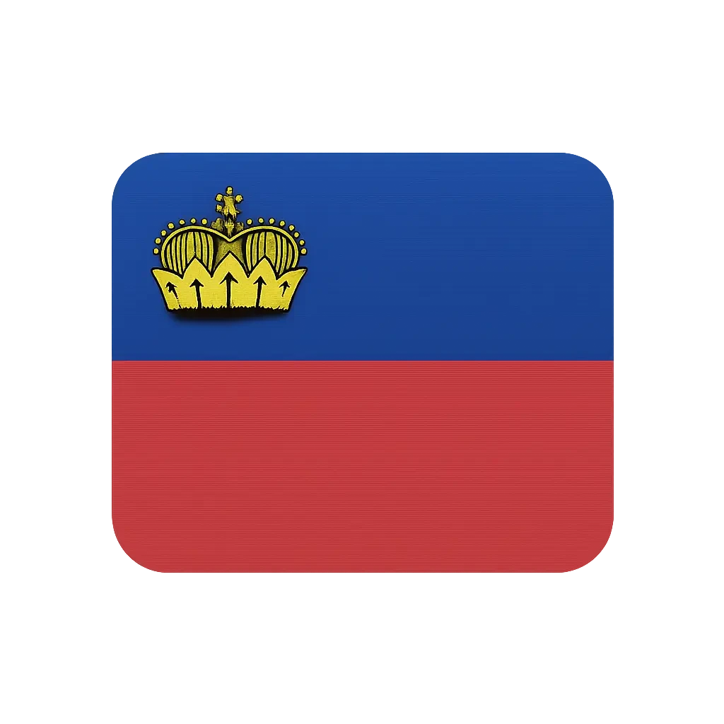 Liechtenstein Flagge